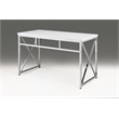 White Wood Top desk with Chrome Base
