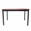 Dining Table with Natural Reclaimed Wood Top
