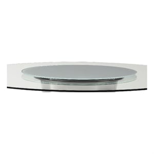 Round Clear Glass Lazy Susan
