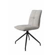 Dining Chair with beige fabric Seat Set of 2