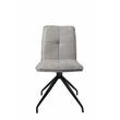 Dining Chair with beige fabric Seat Set of 2