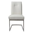 Contemporary PU Leather Dining Chairs (Set of 2)