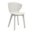 Midcentury Plastic Side Chair in White (Set of 4)