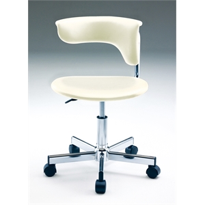 Ivory Polyurethane Office Chair