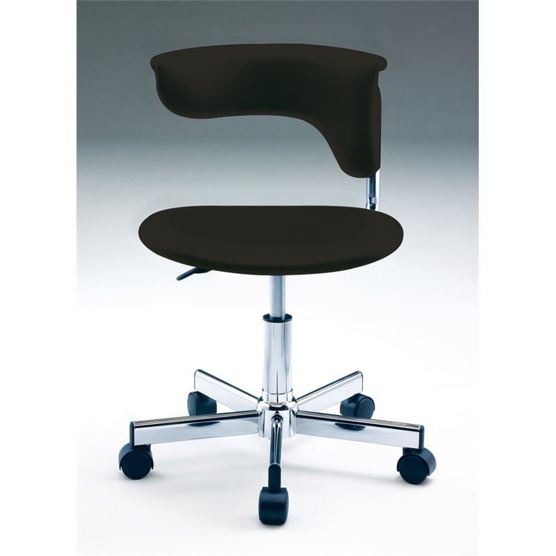 Polyurethane Office Chair in Black