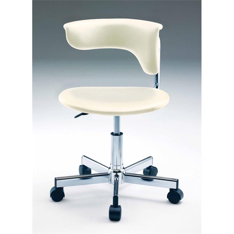 White Polyurethane Office Chair
