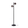 Contemporary metal floor lamp black