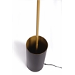 Contemporary Medal floor lamp Black