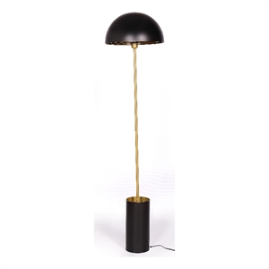 Contemporary Medal floor lamp Black