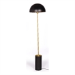 Contemporary Medal floor lamp Black