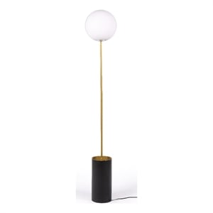 Contemporary Medal floor lamp Black