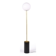 Contemporary Medal floor lamp Black