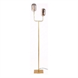 Contemporary Metal floor lamp Gold