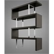 Contemporary Wood Display Shelf in Espresso