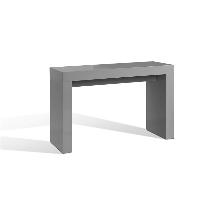 Console Table MDF Lacquered Gray