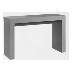 console table mdf lacquered gray