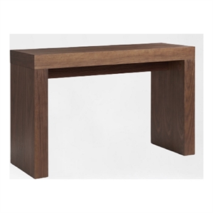 console table mdf with walnut veneer