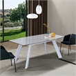 Expandable Gloss Ceramic Dining Table 71