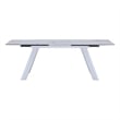 Expandable Gloss Ceramic Dining Table 71