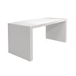White Lacquer Computer Desk