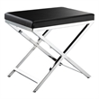 Black Chair with Chrome Base