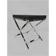 Black Chair with Chrome Base