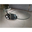 Motion Coffee Table with Clear Glass Top and Chrome Base
