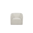 Creative Images International ELISSIDY Upholstered Fabric Club Chair in Beige