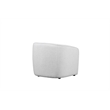Creative Images International ELISSIDY Fabric Club Armchair in Off White