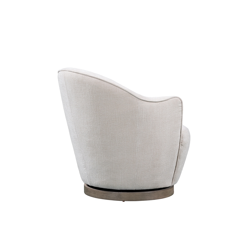 Creative Images International Ellisidy Fabric Accent Chair in Cream