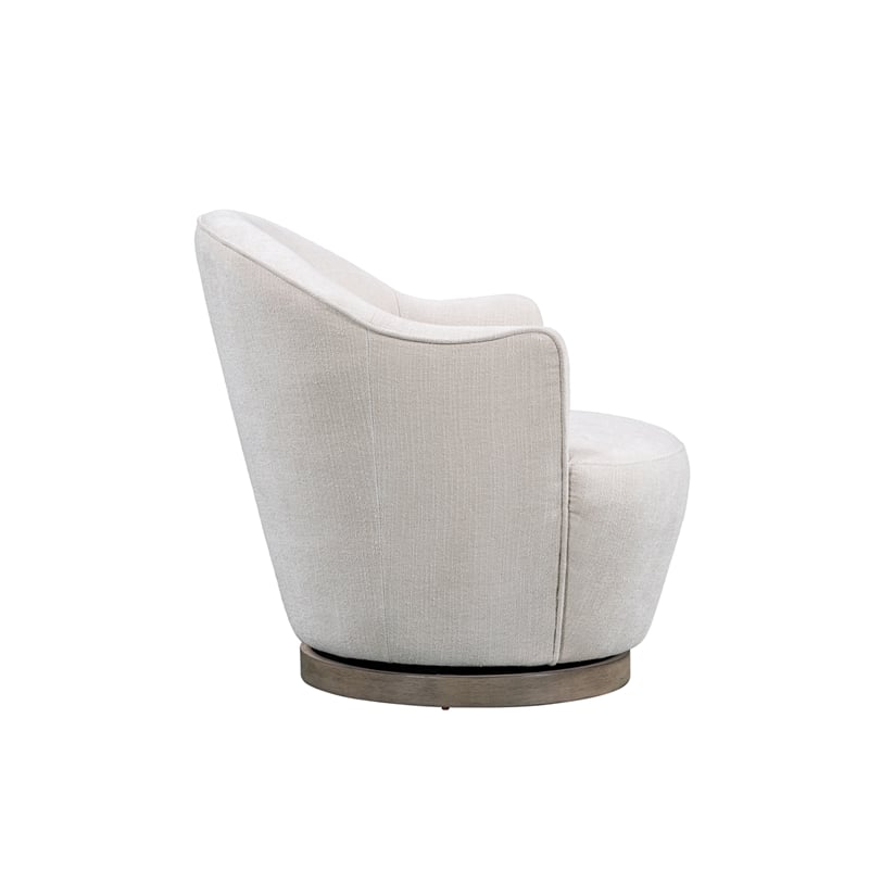 Creative Images International Ellisidy Fabric Accent Chair in Cream