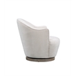 Creative Images International Ellisidy Fabric Accent Chair in Cream
