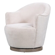 Creative Images International Ellisidy Fabric Accent Chair in Cream