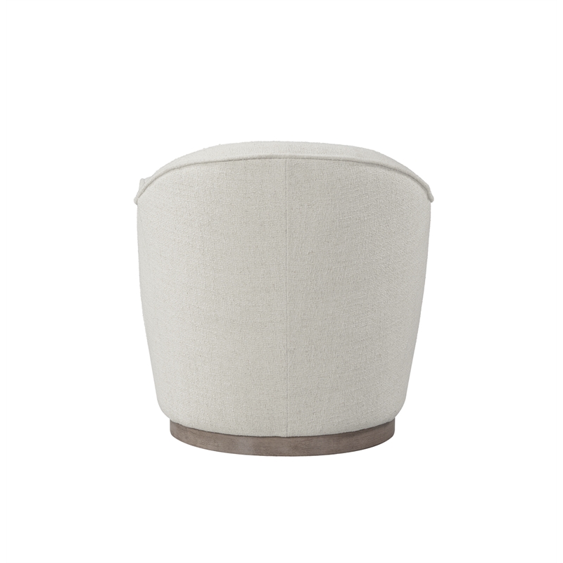 Creative Images International Ellisidy Fabric Accent Chair in Off White