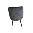 Set of 2 Button Tufted Upholstered Dining Chairs