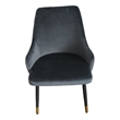 Set of 2 Button Tufted Upholstered Dining Chairs