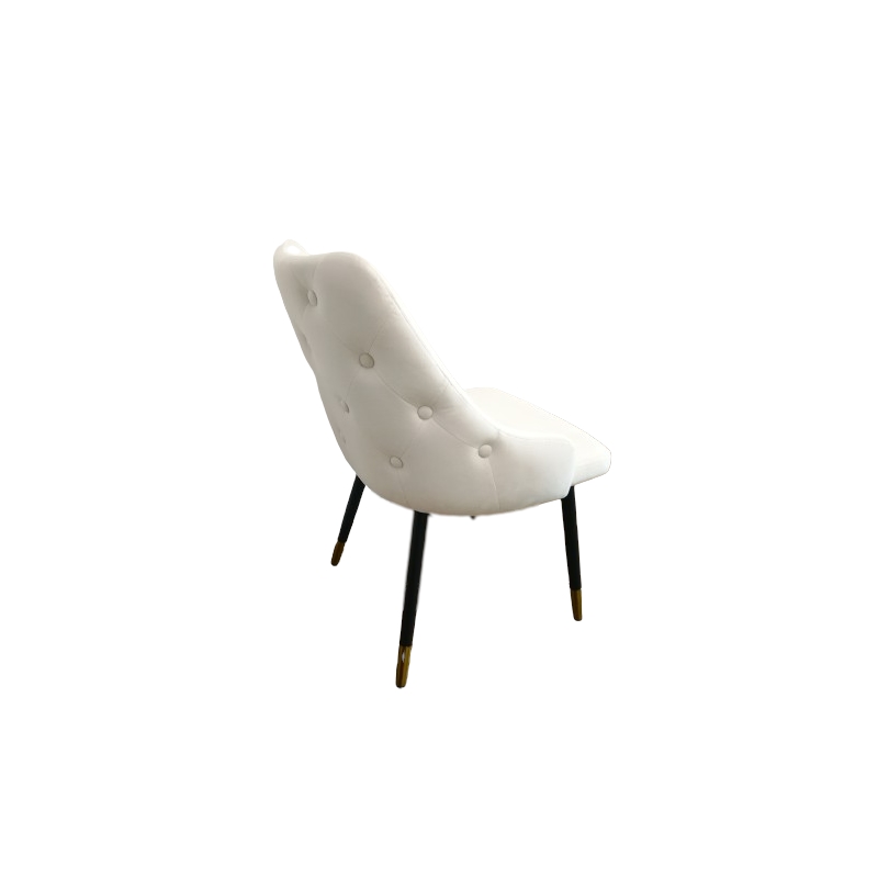 Set of 2 Button Tufted Upholstered Dining Chairs
