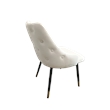 Set of 2 Button Tufted Upholstered Dining Chairs