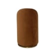 Set of 2 Cream and Brown Color Boucle Fabric Swivel Dining Chair