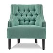 Lexicon Charisma Upholstered Accent Chair in Teal