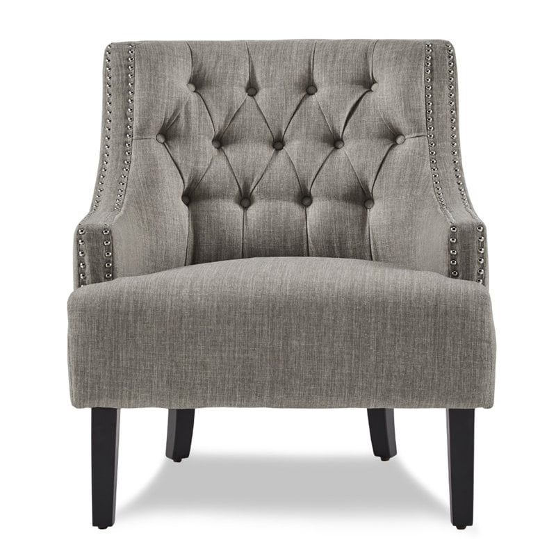 Lexicon Charisma Upholstered Accent Chair in Taupe