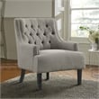 Lexicon Charisma Upholstered Accent Chair in Taupe
