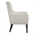 Lexicon Avalon Upholstered Accent Chair in Beige
