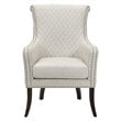 Lexicon Avalon Upholstered Accent Chair in Beige
