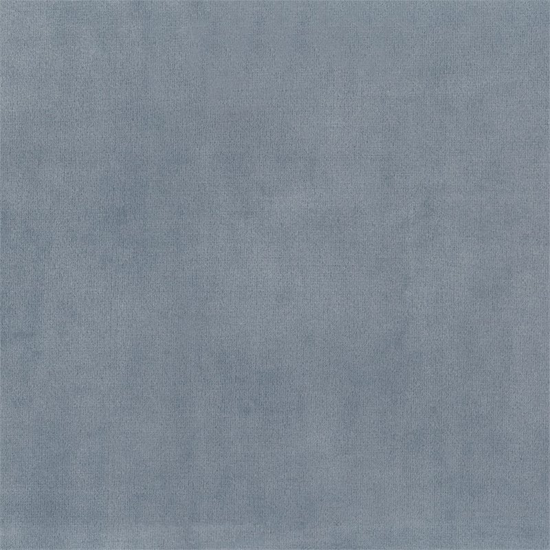 Lexicon August Velvet Upholstered Accent Chair in Blue Gray