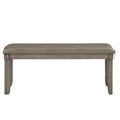 Lexicon Holders 6 Piece Wood Dining Set in Gray