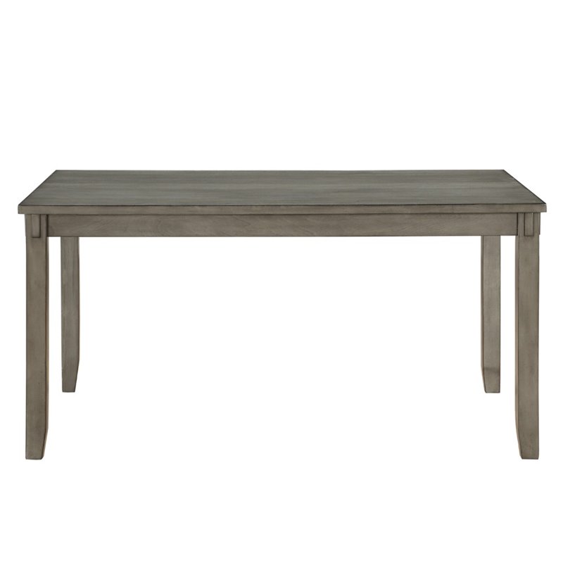 Lexicon Holders 6 Piece Wood Dining Set in Gray
