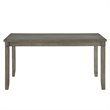 Lexicon Holders 6 Piece Wood Dining Set in Gray