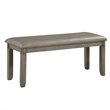 Lexicon Holders 6 Piece Wood Dining Set in Gray