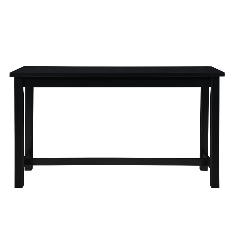 Lexicon Connected 4 Piece Wood Counter Height Dining Set in Black